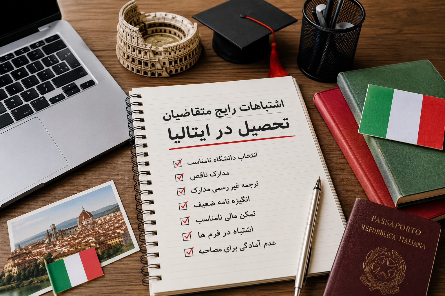 اشتباهات رایج متقاضیان تحصیل در ایتالیا و راه‌های جلوگیری از ریجکت شدن پرونده