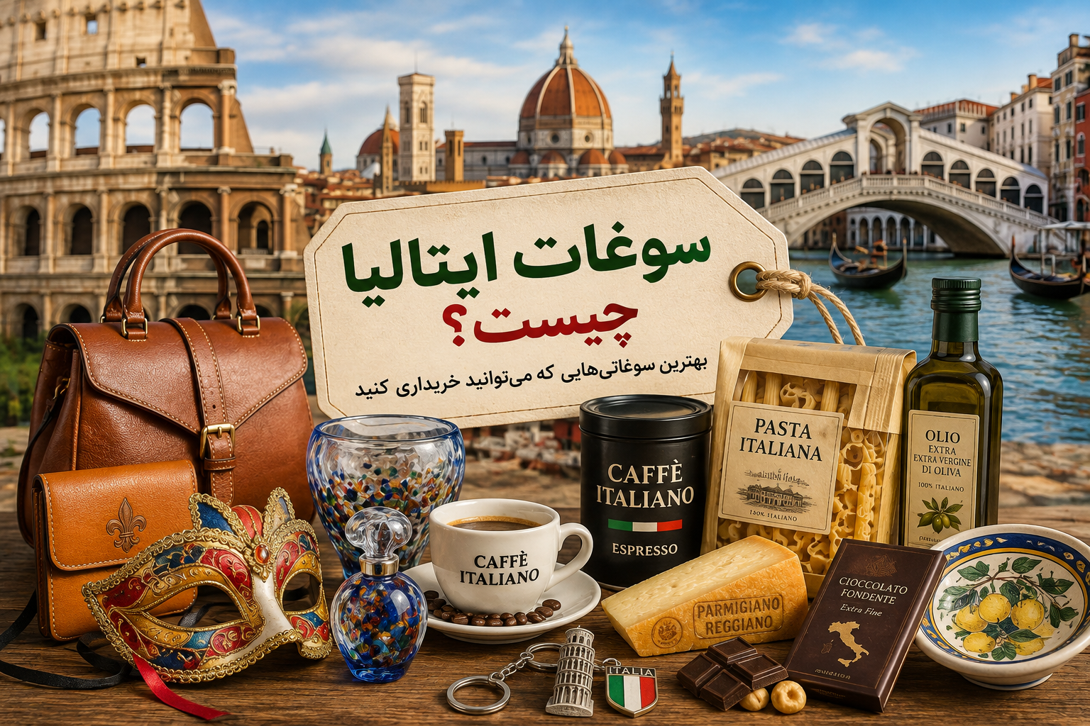 سوغات ایتالیا چیست؟ بهترین سوغاتی‌هایی که می‌توانید خریداری کنید